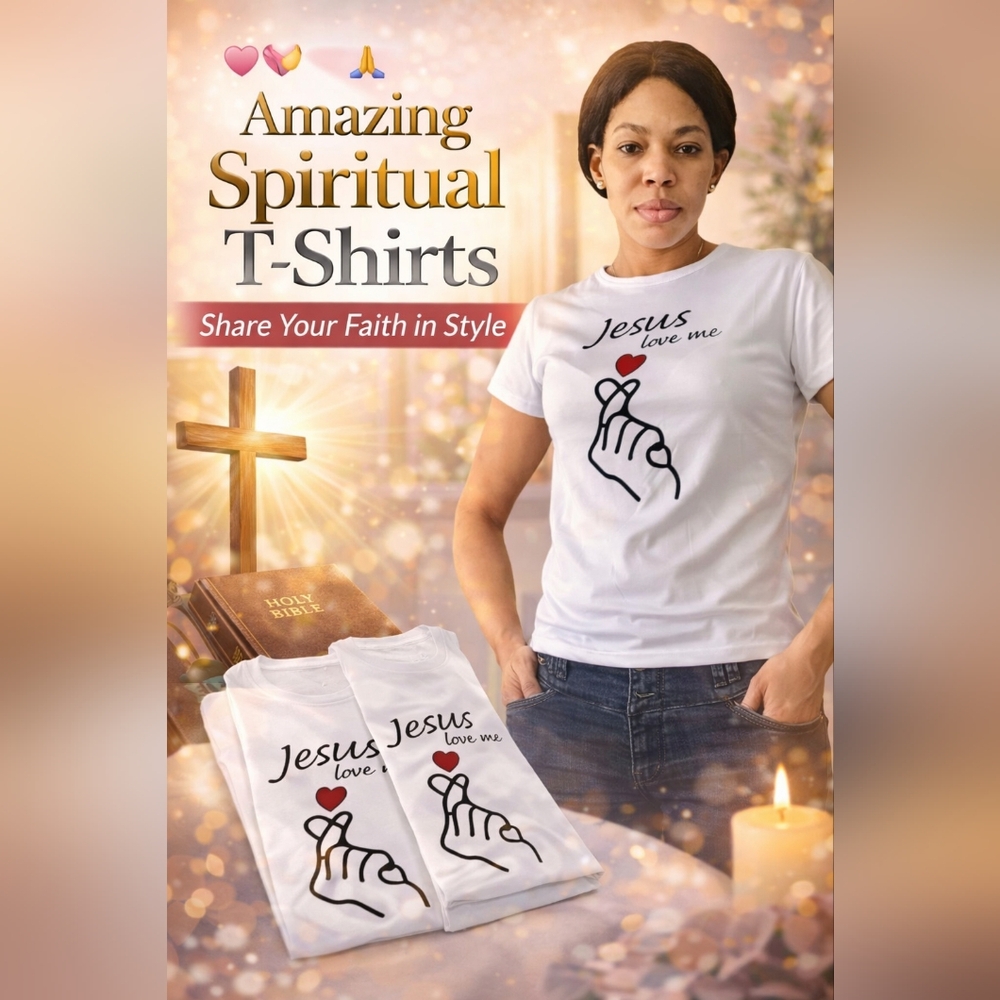 Jesus Loves Me” Inspirational Faith T-Shirt | Comfortable, Stylish